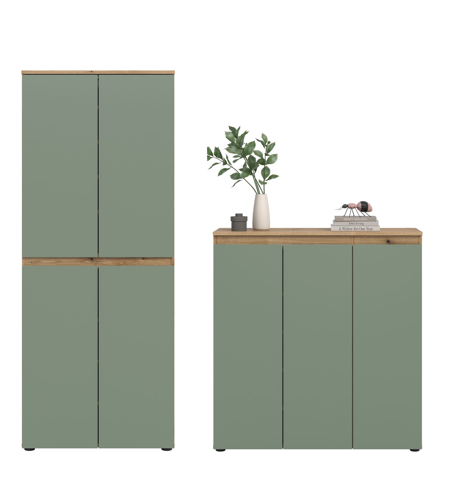 Homes & Jones Universalschrank 2-tlg., Mehrzweckschrank, Breite Gesamt 190 cm