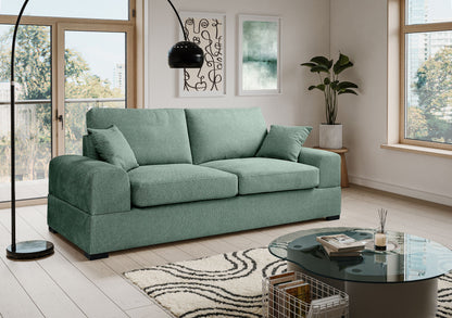 Homes & Jones Sofa 2-Sitzer mit Stoffbezug, Modernes Kompaktes Sofa pflegeleicht