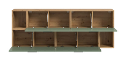 Homes & Jones Wohnwand 2-tlg. TV Möbel Modular Lowboard, Wohnzimmerschrank