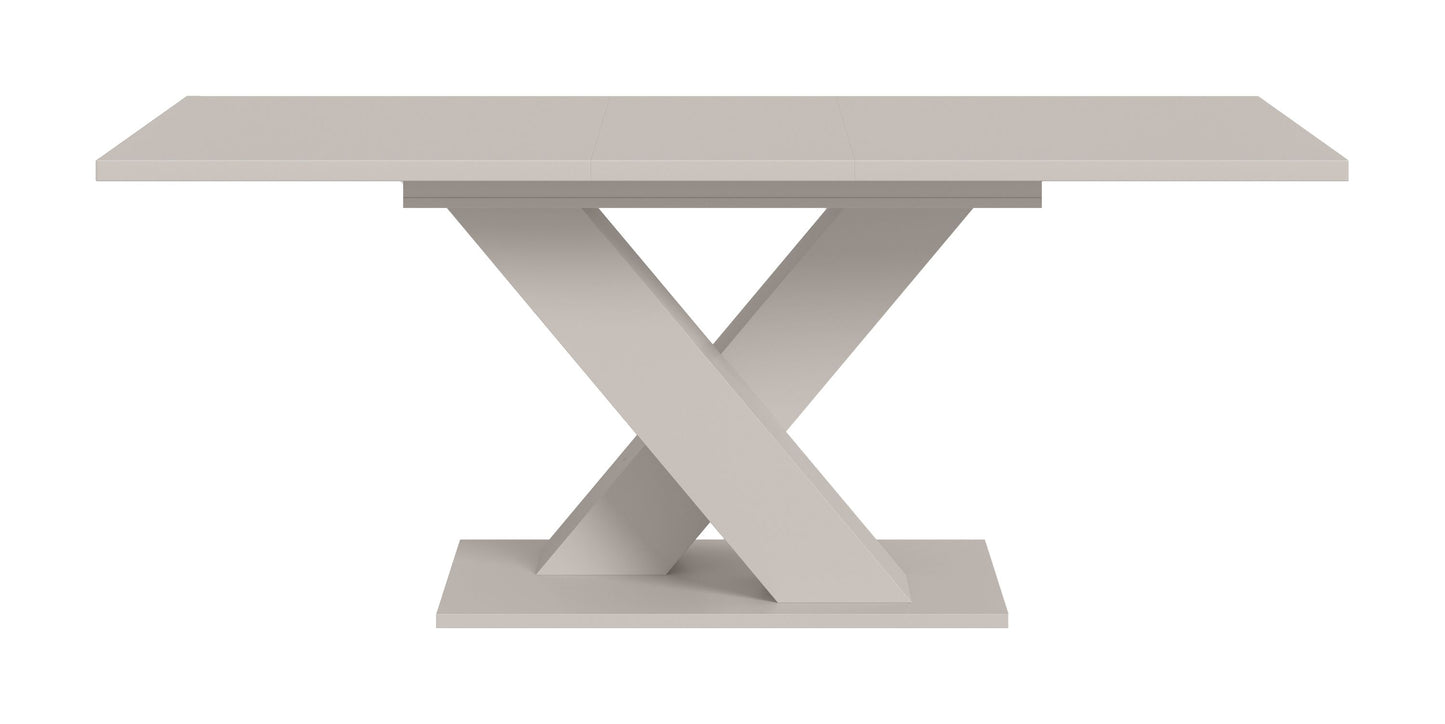 Table de salle à manger MOTION (L/H/P : env. 150/76/90 cm) en blanc/cachemire