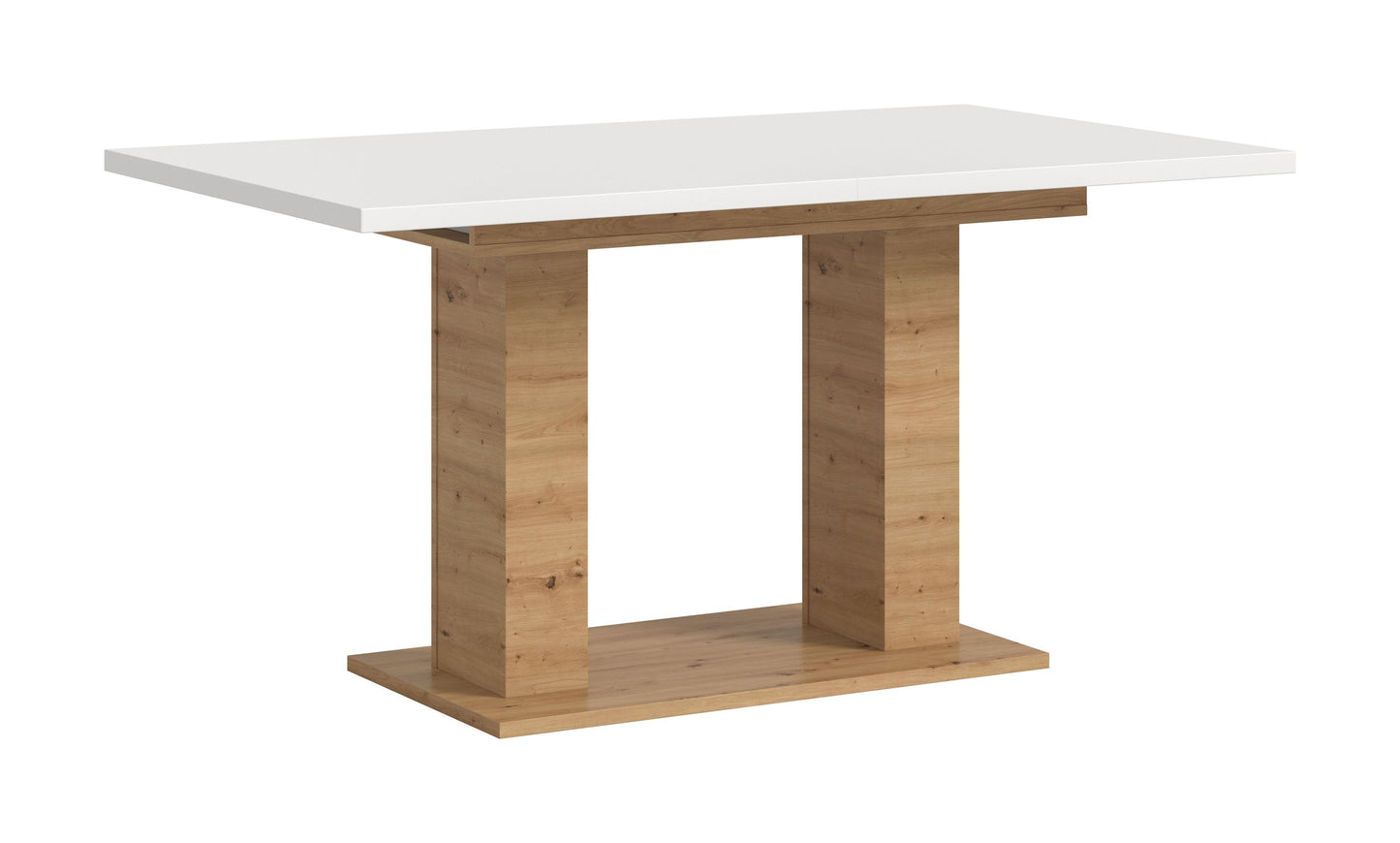 Table de salle à manger MOTION (L/H/P : env. 150/76/90 cm) en blanc/cachemire