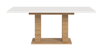 Table de salle à manger MOTION (L/H/P : env. 150/76/90 cm) en blanc/cachemire