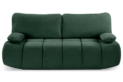 Canapé convertible Lauder – Canapé tendance en velours côtelé avec fonction couchage