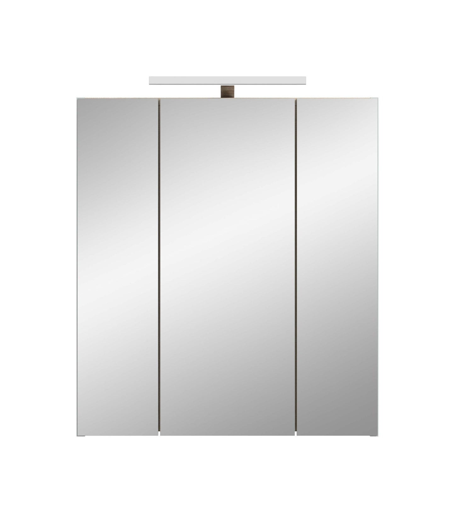 Armoire de toilette avec éclairage STAR (L/H/P : env. 60/68/19 cm) en chêne clair/verre miroir