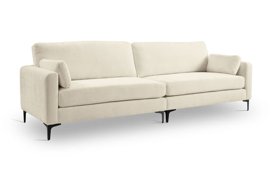 Canapé Venti – Canapé rembourré 4 places de haute qualité avec revêtement en tissu tissé