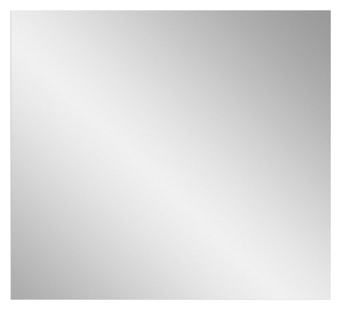 Miroir SOLERO (L/H/P : env. 80/73/2 cm) en blanc/blanc brillant
