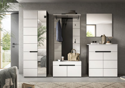 Homes & Jones Garderoben Set 5-tlg., Flurmöbelkomplett Set, Dielenkomplettset