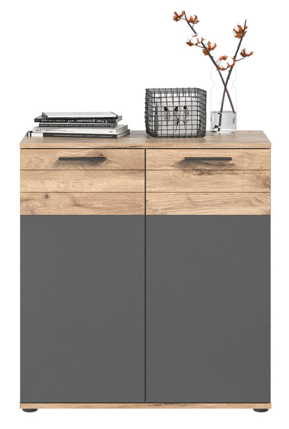 Homes & Jones Schuhkommode breite 80 cm, Schuhschrank, Garderobenschrank