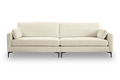 Canapé Venti – Canapé rembourré 4 places de haute qualité avec revêtement en tissu tissé