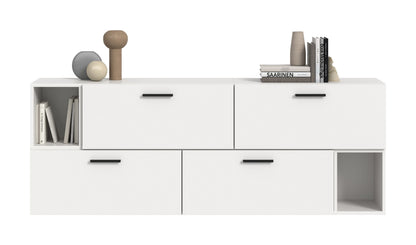 Homes & Jones Wohnwand 2-tlg. TV Möbel Modular Lowboard, Wohnzimmerschrank