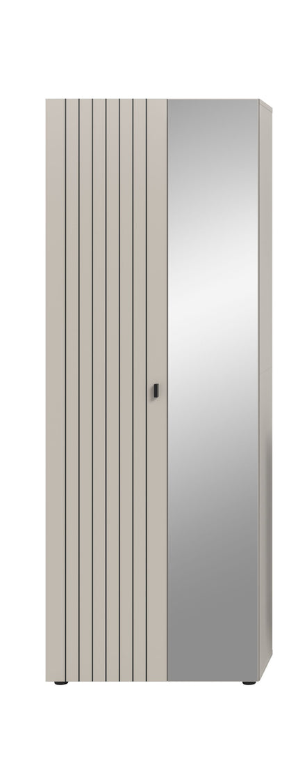 Armoire-vestiaire STATION (L/H/P : env. 70/192/37 cm) en cachemire/cachemire
