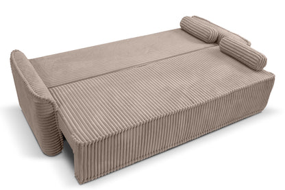 Canapé-lit Grubs – Canapé moderne en velours côtelé avec fonction couchage