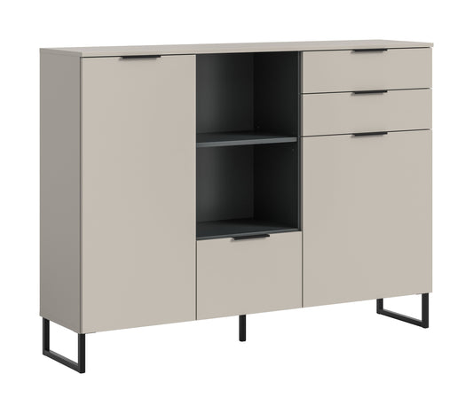 Bahut NOIDA (L/H/P : env. 150/112/37 cm) en Cachemire/Cachemire