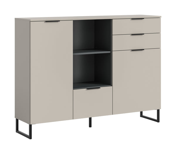 Bahut NOIDA (L/H/P : env. 150/112/37 cm) en Cachemire/Cachemire