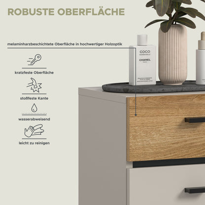 Homes & Jones Badkommode, Badschrank stehend, Badmöbel