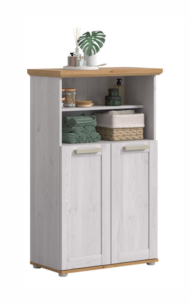 Midischrank VERONA (B/H/T: ca. 74/116/34 cm) in Sibiu Lärche Nachbildung/Sibiu Lärche Nachbildung