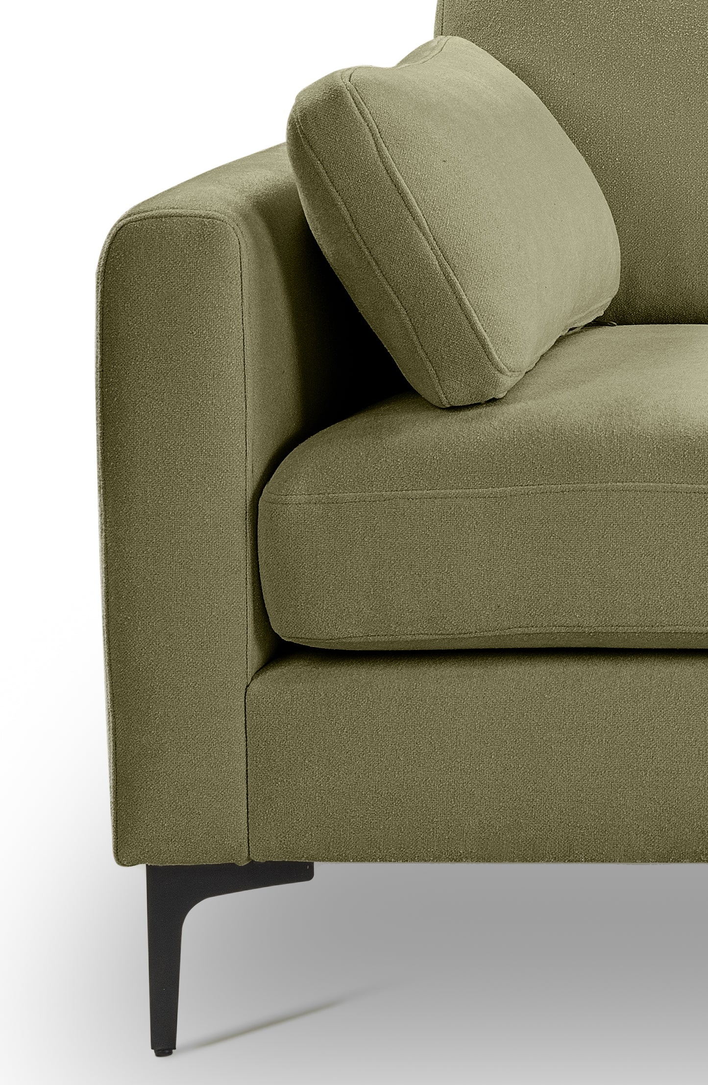 Canapé Venti – Canapé rembourré 4 places de haute qualité avec revêtement en tissu tissé