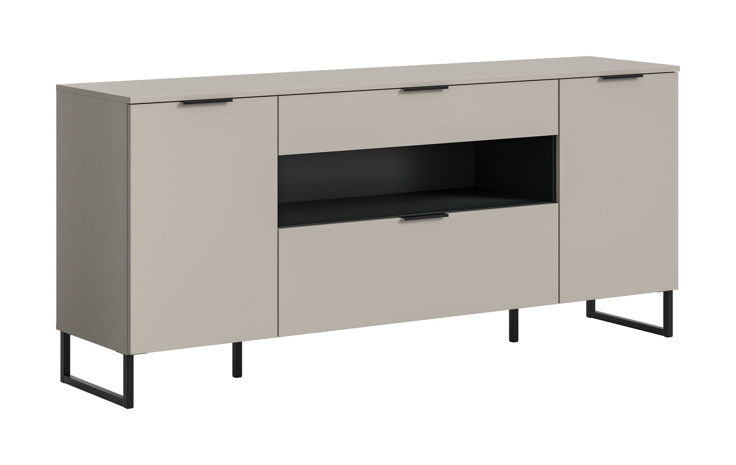 Homes & Jones Sideboard -TV Möbel, Wohnzimmerschrank in Kaschmirfarben