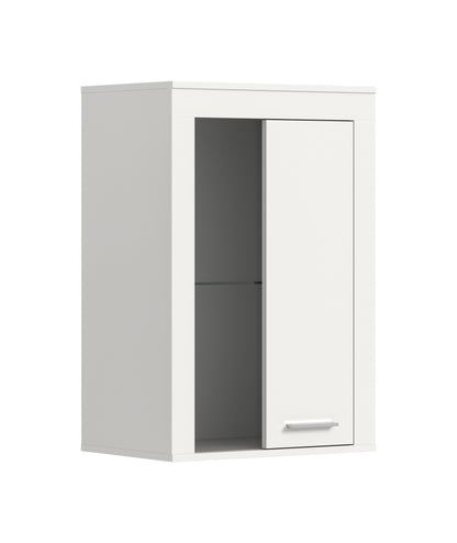 Vitrine JAM (L/H/P : env. 60/86/35 cm) en imitation chêne Wotan/gris