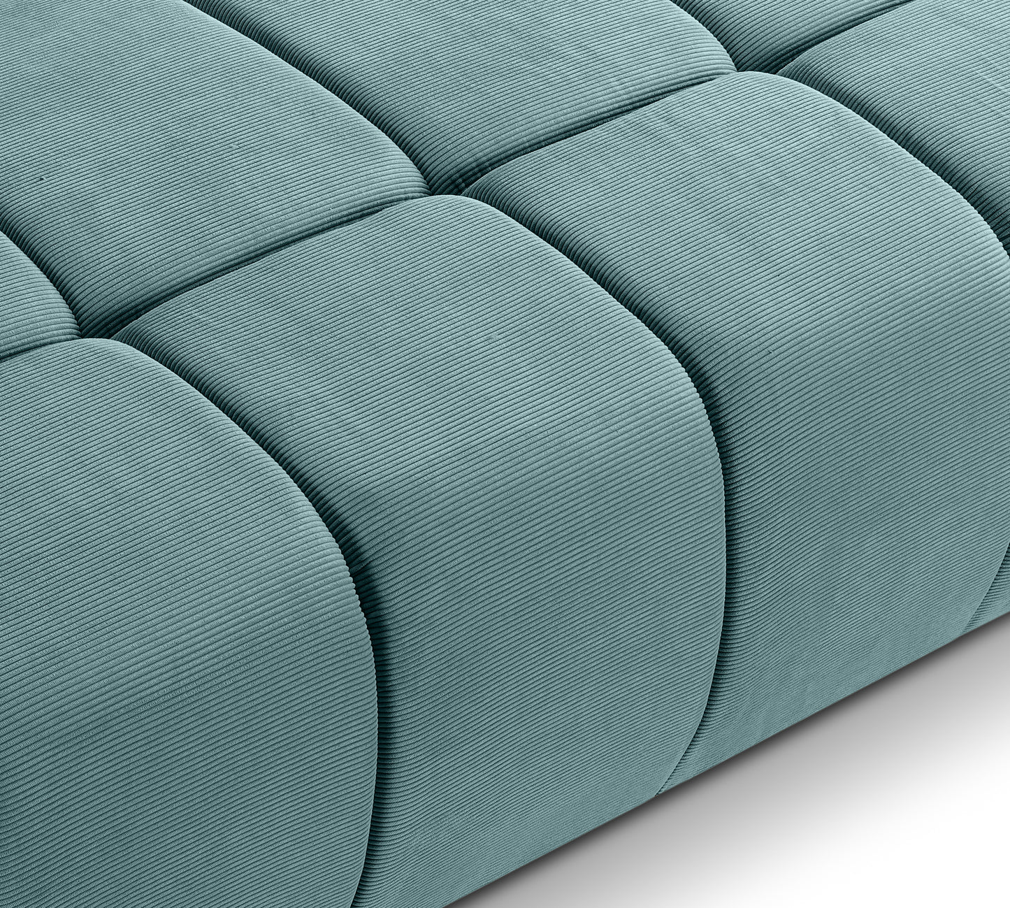 Canapé convertible Lauder – Canapé tendance en velours côtelé avec fonction couchage