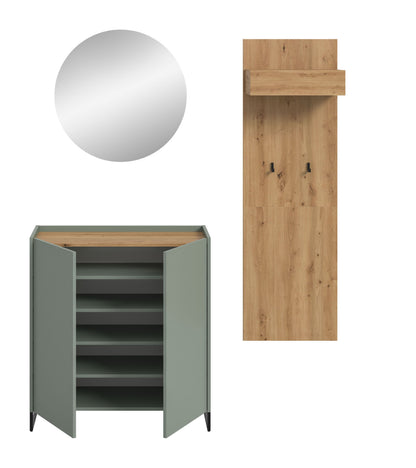 Homes & Jones Garderobe 3-tlg., Garderobenset, Dielenmöbel-Flurmöbel