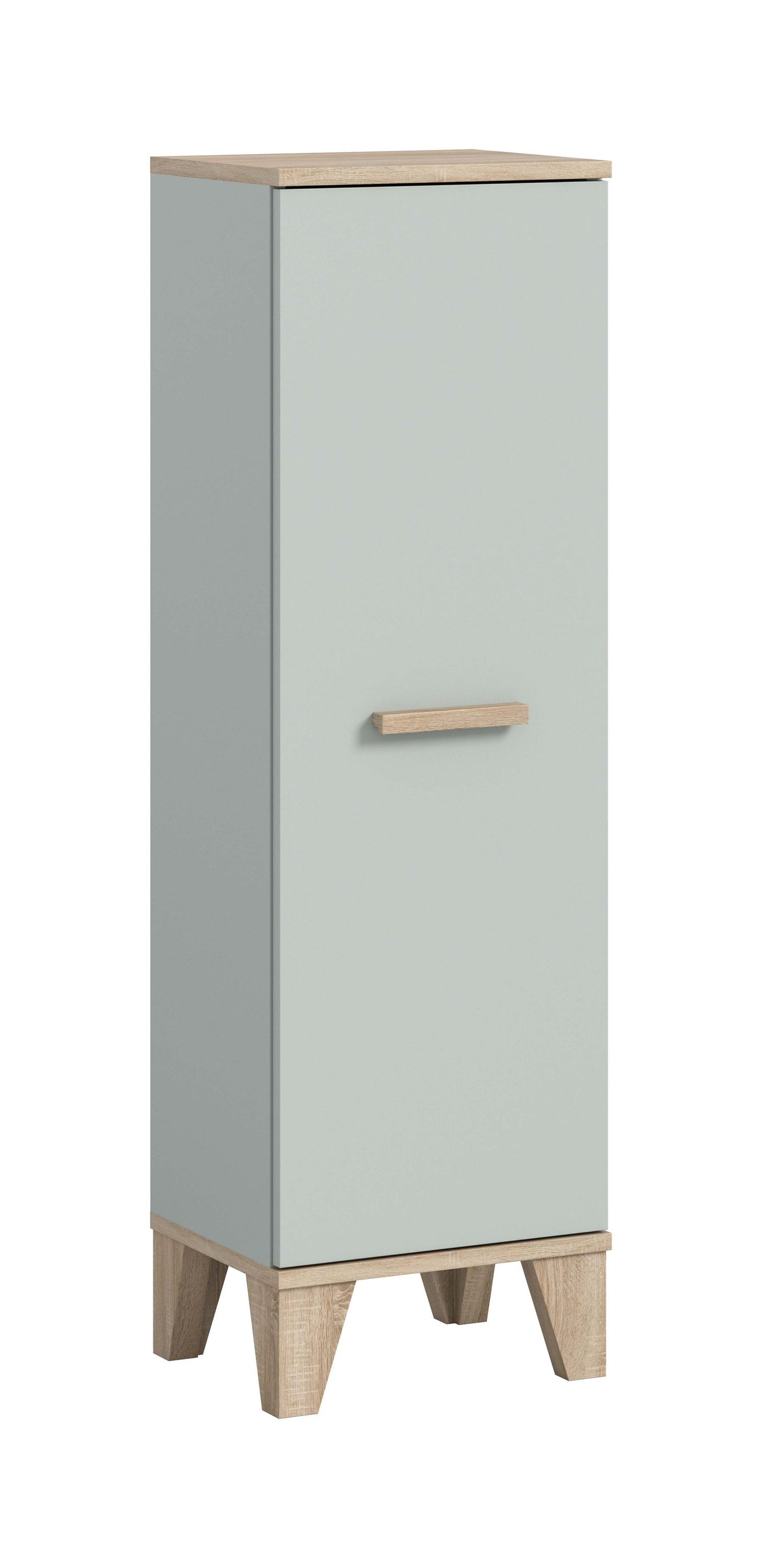 Meuble de salle de bain STAR (L/H/P : env. 34/116/31 cm) en vert clair/vert clair