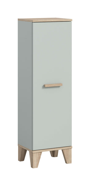 Meuble de salle de bain STAR (L/H/P : env. 34/116/31 cm) en vert clair/vert clair