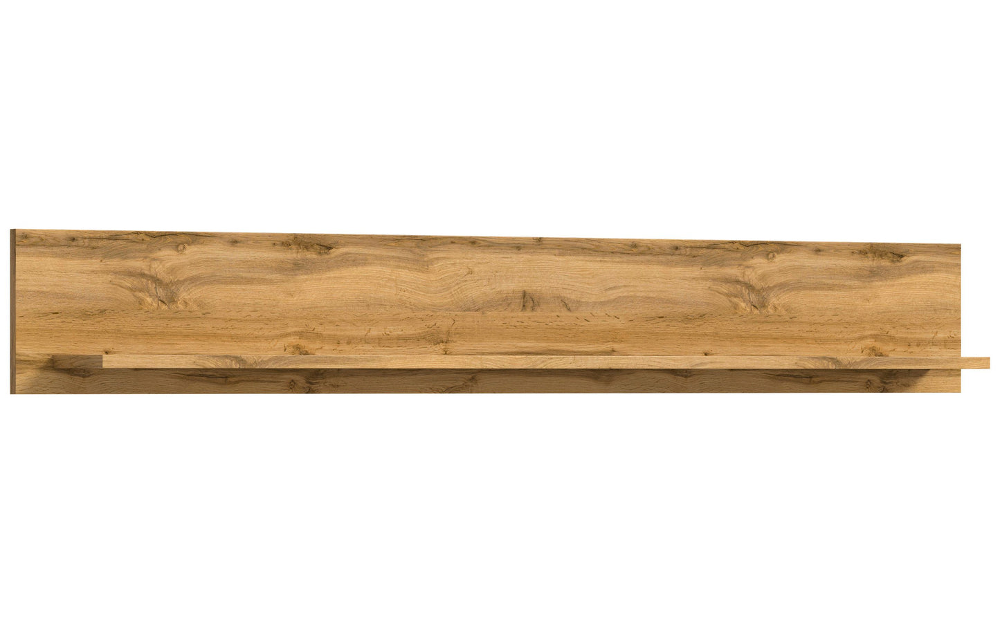 Étagère murale JAM (L/H/P : env. 140/20/15 cm) en imitation chêne Wotan/blanc
