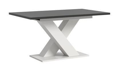 Table de salle à manger MOTION (L/H/P : env. 150/76/90 cm) en blanc/cachemire