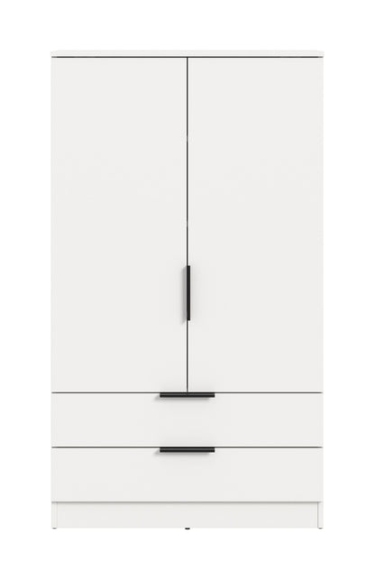 Armoire à linge COPENHAGUE (l/H/P : env. 80/140/37 cm) en anthracite/anthracite