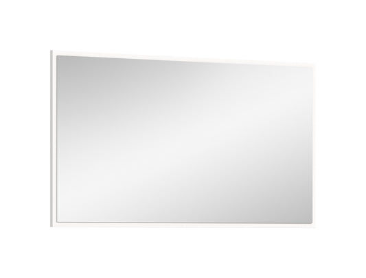 Miroir PROJEKT X (L/H/P : env. 92/52/2 cm) en blanc/verre miroir