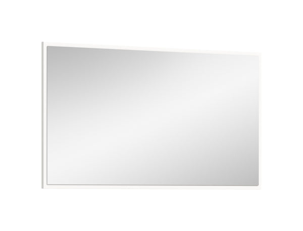 Miroir PROJEKT X (L/H/P : env. 92/52/2 cm) en blanc/verre miroir