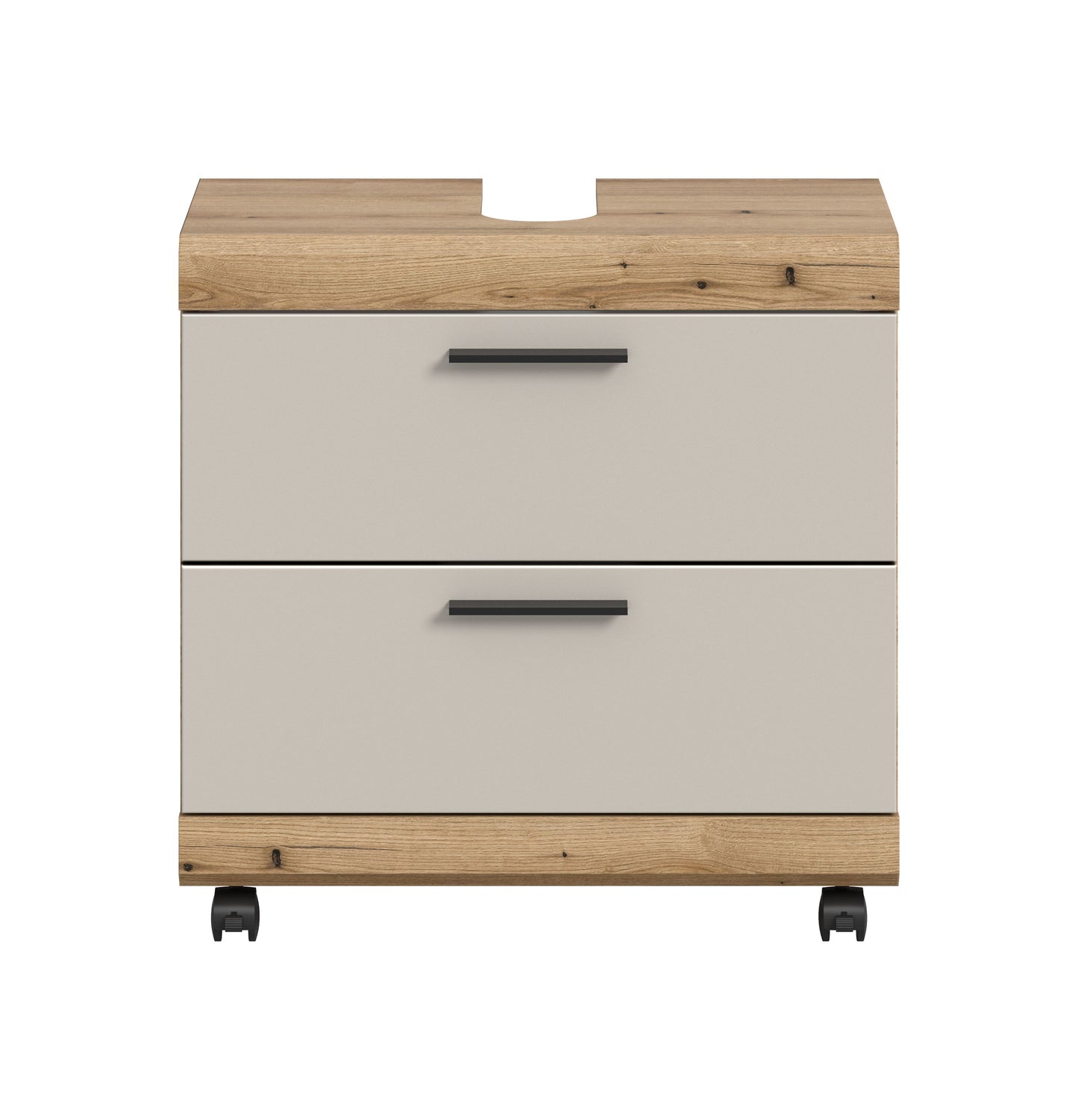 Homes & Jones Waschbeckenunterschrank auf Rollen, Schrank easy to handle