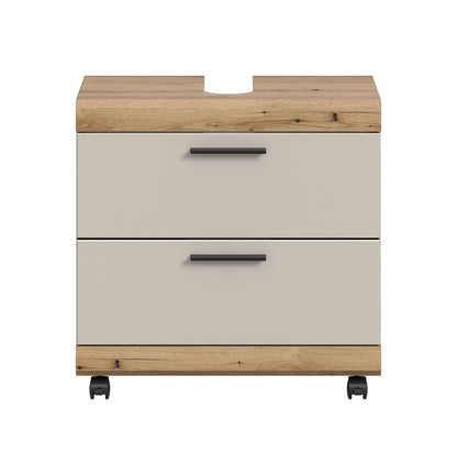 Homes & Jones Waschbeckenunterschrank auf Rollen, Schrank easy to handle