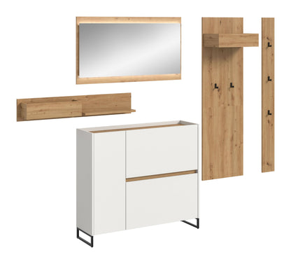 Ensemble d'entrée DRIVE (L/H/P : env. 236/192/32 cm) en sauge/sauge