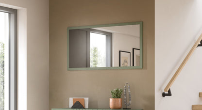 Miroir STATION (L/H/P : env. 106/55/2 cm) en verre miroir/vert fumé
