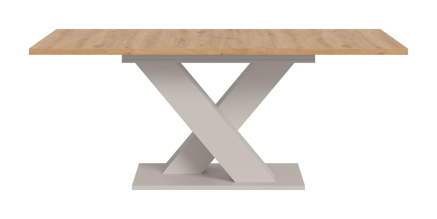 Table de salle à manger MOTION (L/H/P : env. 150/76/90 cm) en blanc/cachemire