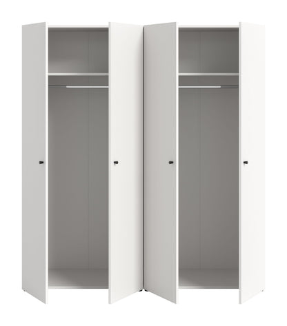 Combinaison de penderies DARWIN (L/H/P : env. 160/176/51 cm) en anthracite/anthracite