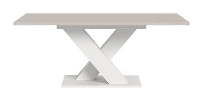 Table de salle à manger MOTION (L/H/P : env. 150/76/90 cm) en blanc/cachemire
