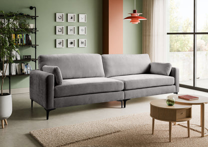 Canapé Venti – Canapé rembourré 4 places de haute qualité avec revêtement en tissu tissé