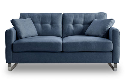 Canapé 2 places moderne Hera – Canapé 2 places moderne avec revêtement en tissu plat