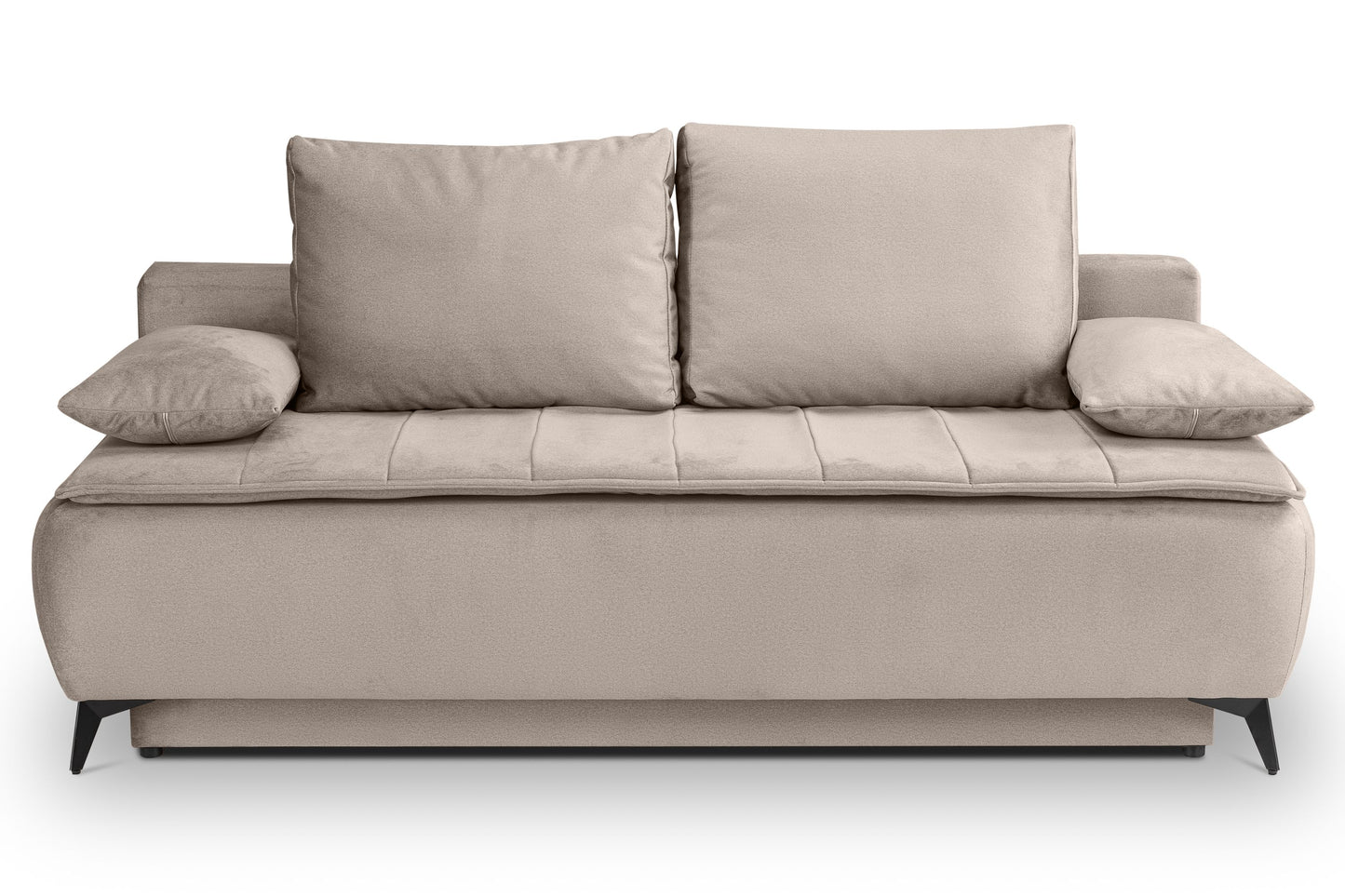 Canapé convertible Sendi – Luxueux canapé en velours avec fonction couchage