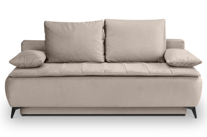 Canapé convertible Sendi – Luxueux canapé en velours avec fonction couchage