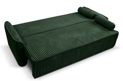 Canapé-lit Grubs – Canapé moderne en velours côtelé avec fonction couchage