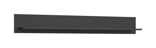 Étagère murale LINEA (L/H/P : env. 160/20/20 cm) en gris/gris mat