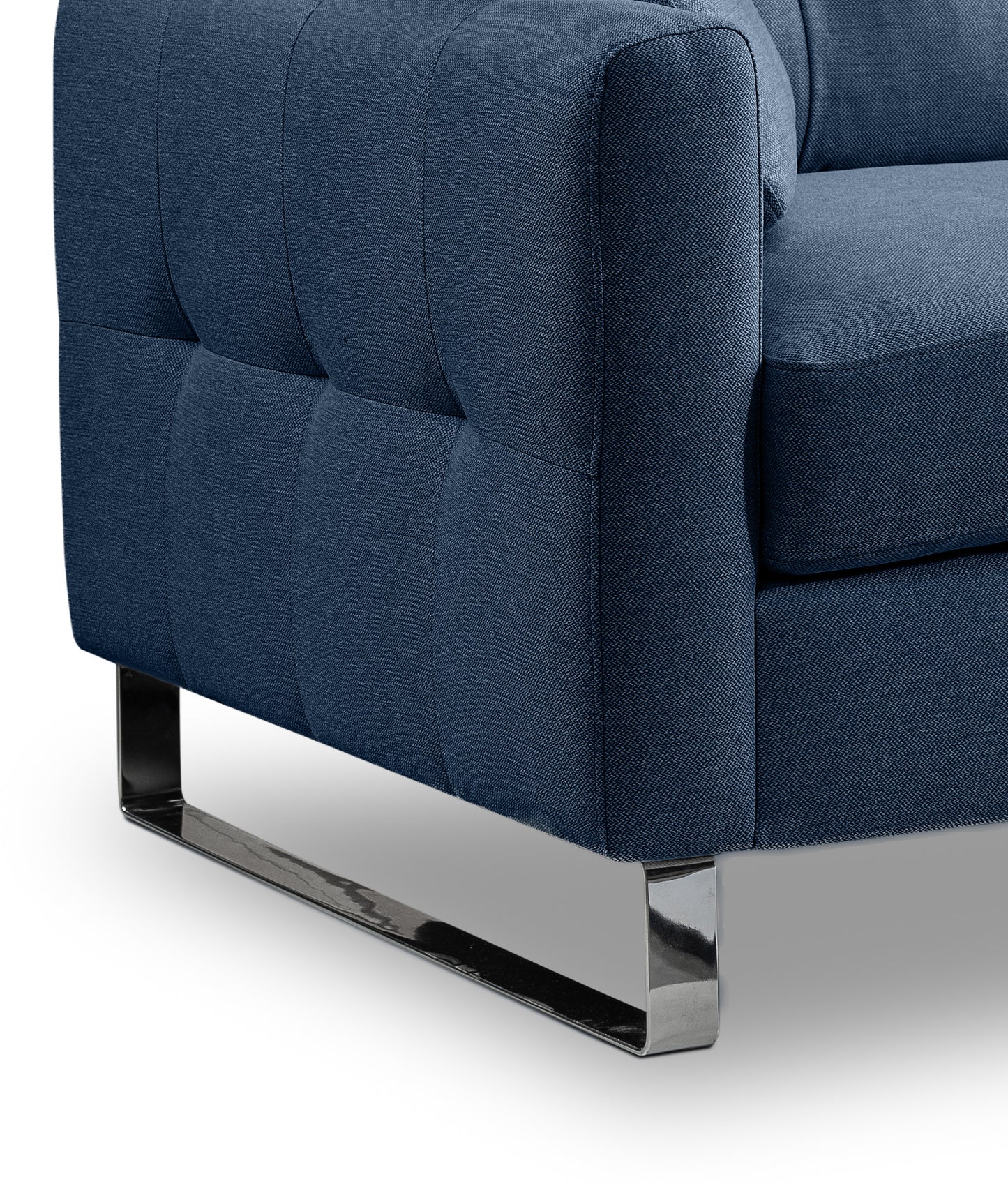Canapé 2 places moderne Hera – Canapé 2 places moderne avec revêtement en tissu plat