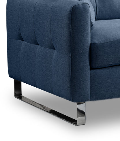 Canapé 2 places moderne Hera – Canapé 2 places moderne avec revêtement en tissu plat