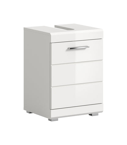 Scout Waschbeckenunterschrank  (B/H/T: 40x56x34 cm) in Weiß hochglanz und Weiß