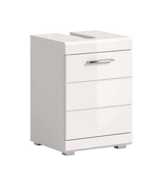 Scout Waschbeckenunterschrank  (B/H/T: 40x56x34 cm) in Weiß hochglanz und Weiß