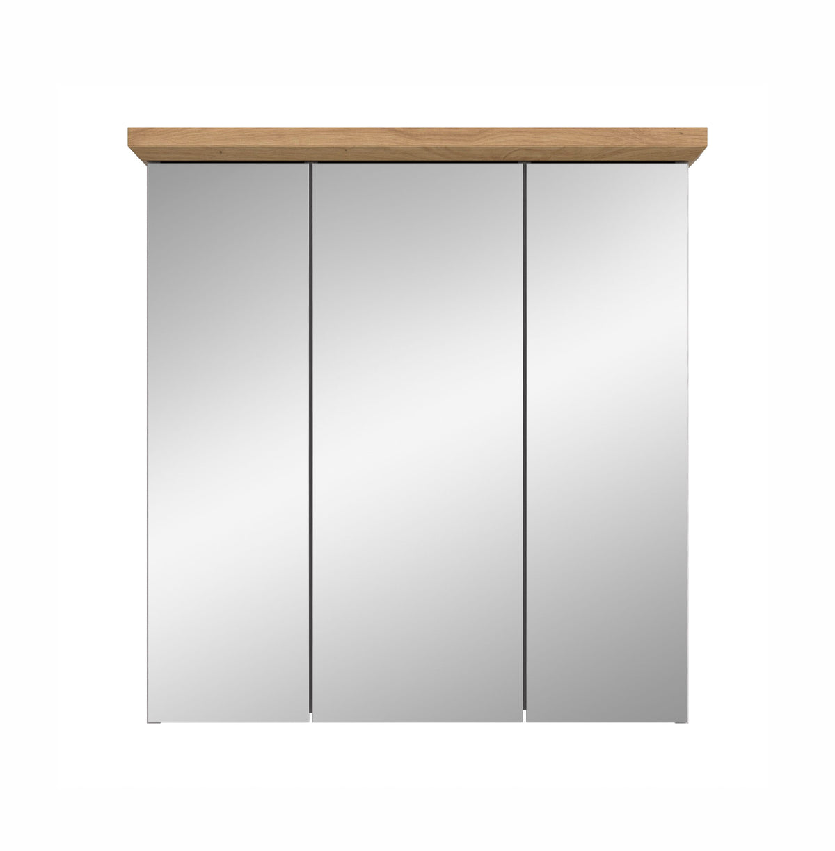 Mirror cabinet VERONA (W/H/D: approx. 69/71/21 cm) in Sibiu Larch imitation/Sibiu Larch imitation